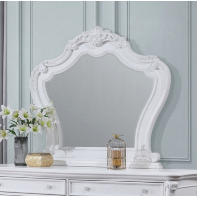 White Finish Mirror