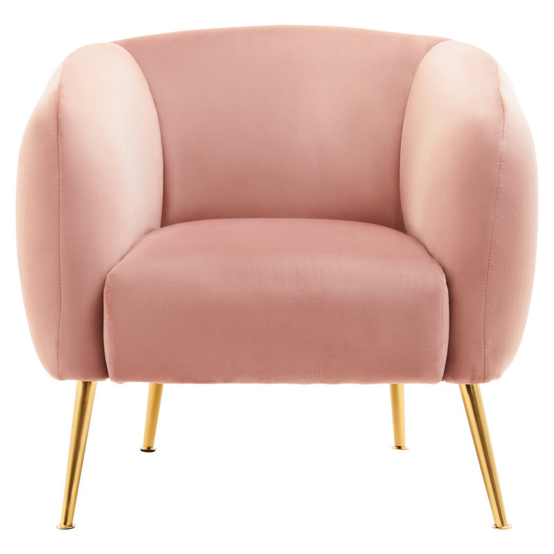 Velvet Armchair, Red