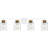 Baltic 4-Light Matte White Bath Light