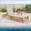 Chaise longue d'extérieur en bois d'acacia durable avec positions réglables pour une détente ultime et un assemblage facile-1049570147-1049570150