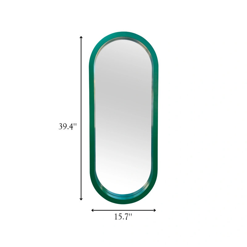 Grand miroir à pilules, Vert, 39,4 po x 15,7 po