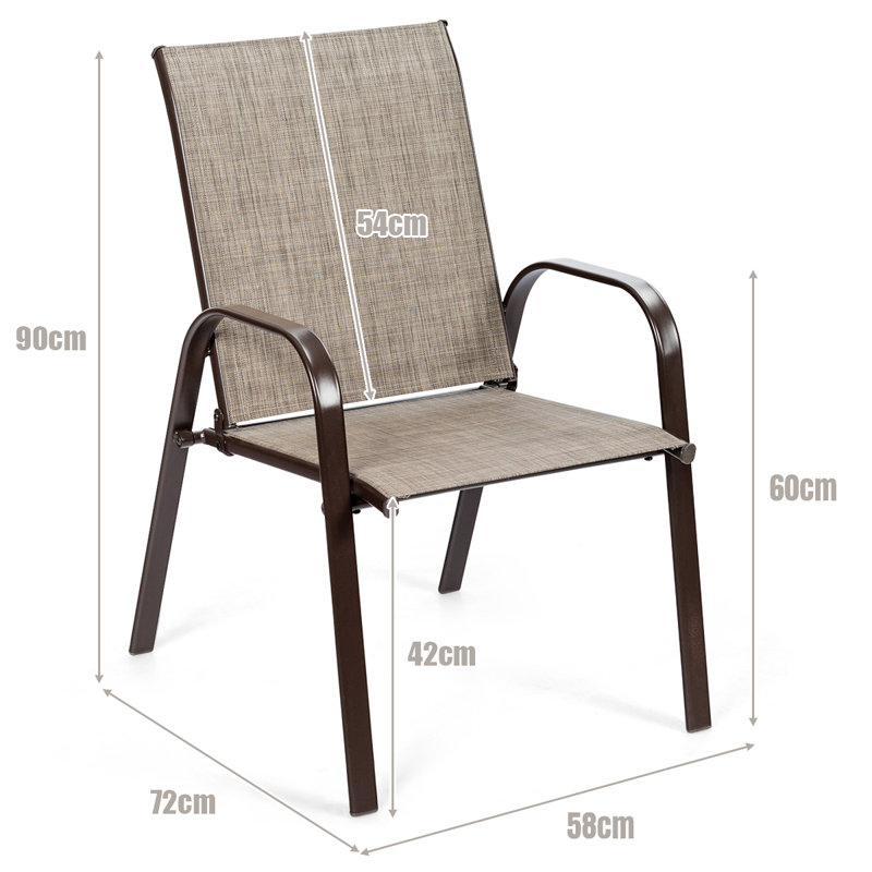 Edwardsport Patio Dining Armchair, Grey