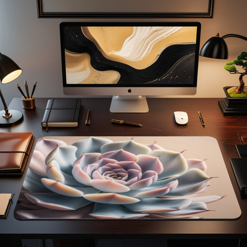 Polyester Desk Pad, 31.5x15.5