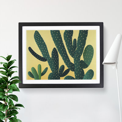 Bedazzled Cactus - Single Picture Frame Print