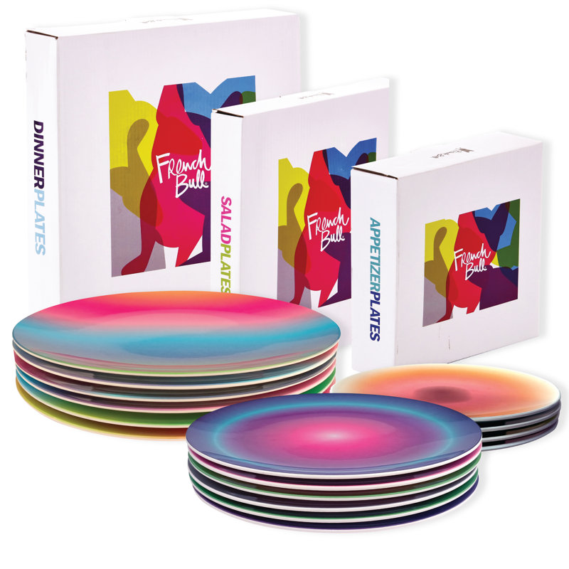 Ensemble de 6 boîtes-assiettes à salade French Bull - Aurora
