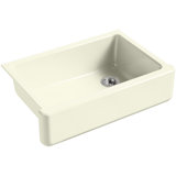 Whitehaven® Self-Trimming 32-1/2" L x 21-9/16" W x 9-5/8" Under-Mount Single-Bowl Sink with Short Apron