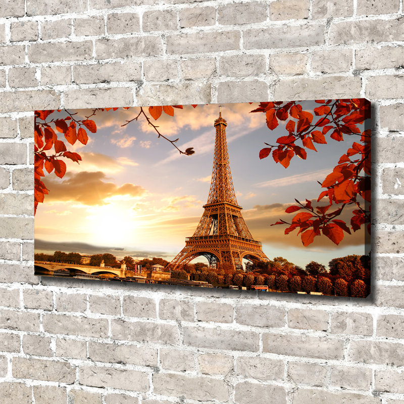 Eiffel Tower Paris - Wrapped Canvas Print