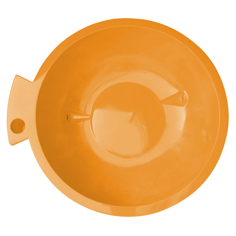 Alfi Brand Portable 4 - Person Acrylic Round Hot Tub, Orange