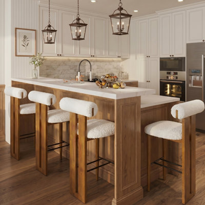 Ensemble de 4 tabourets de bar Sherwood Renee
