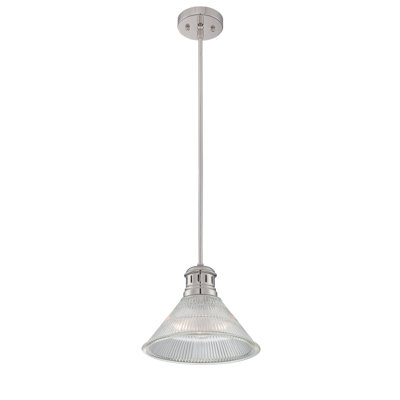 Luminaire suspendu 1 lumière à cône simple Canchola