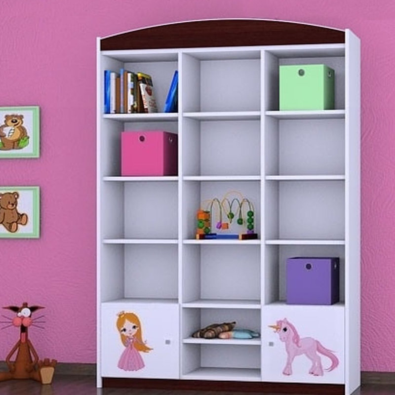 Meredith 183cm H X 132cm W Kids Cube, Wenge