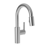 East Linear Single Handle Pull Down Bar Faucet