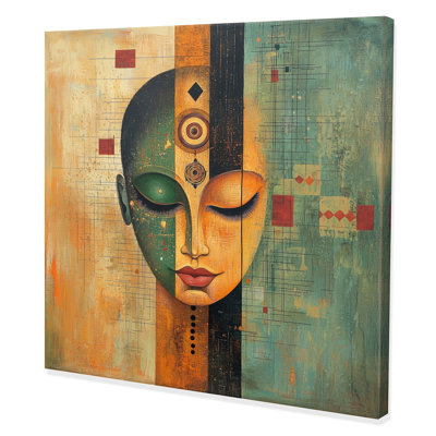 «Timeless Path Of Indian Art Spirit I - Indian Wall Art Living Room»