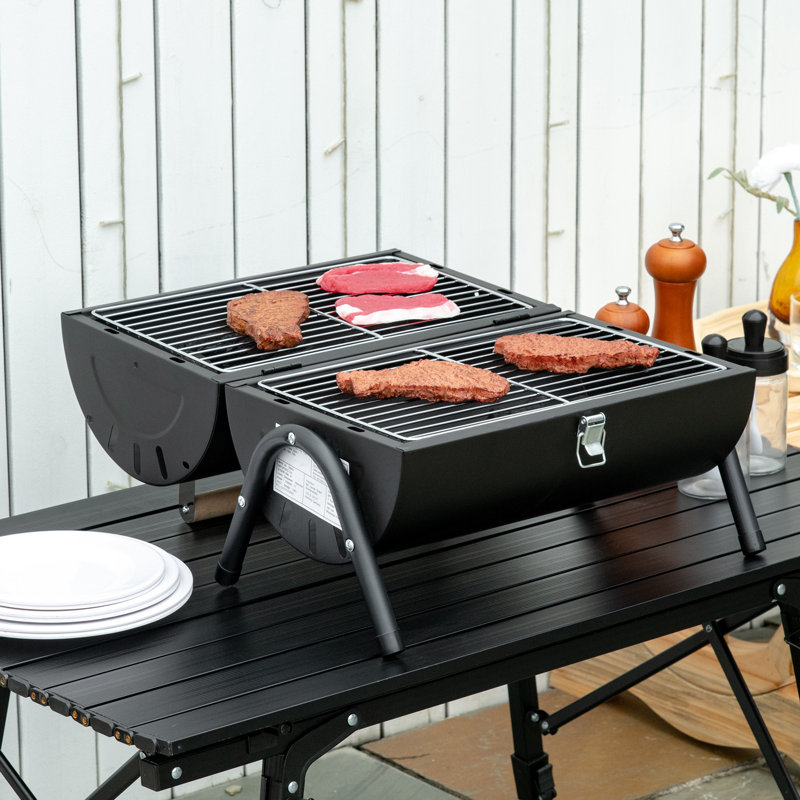 10.5" Outsunny Portable Charcoal Grill