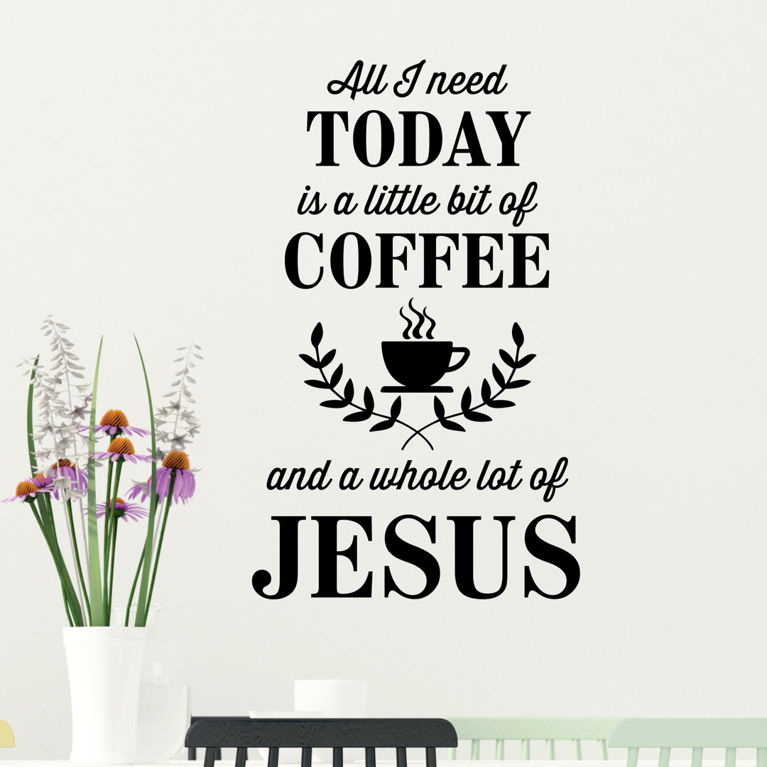 Tuten Text & Numbers Non-Wall Damaging Wall Decal Winston Porter