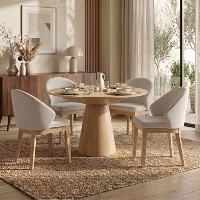 Euna Round Dining Table Set