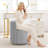 360 degree velvet swivel vanity chair With Storage-1461937212