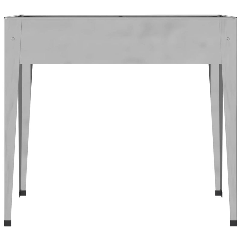 Pragna Metal Pot Planter, Silver