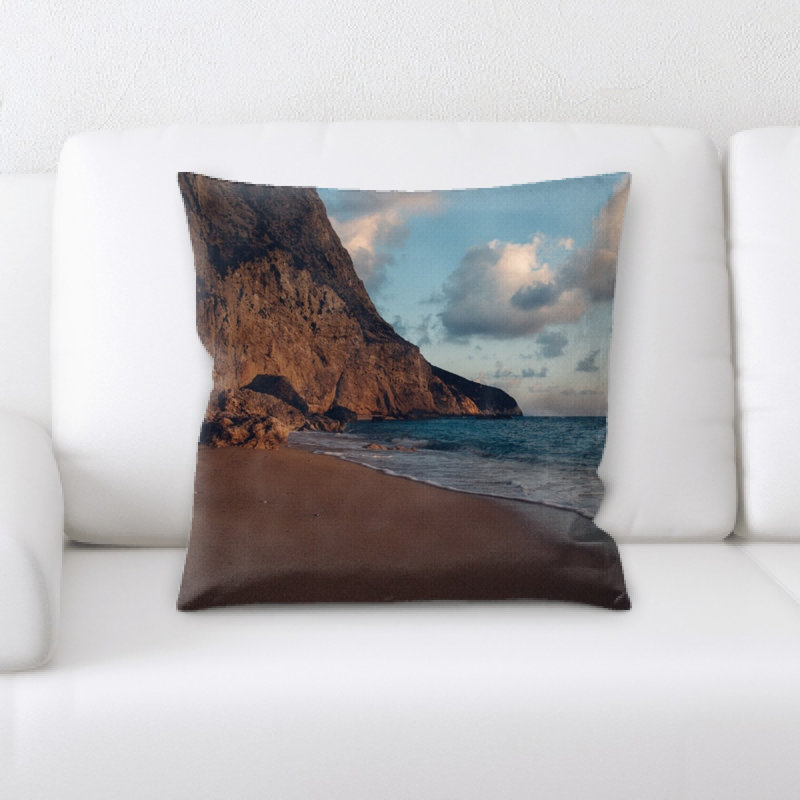 Microsuede Reversible Throw Pillow
