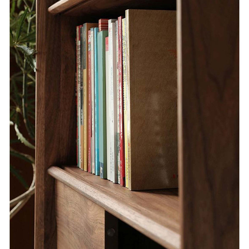 Bibliothèque de rangement Nordic, Noyer