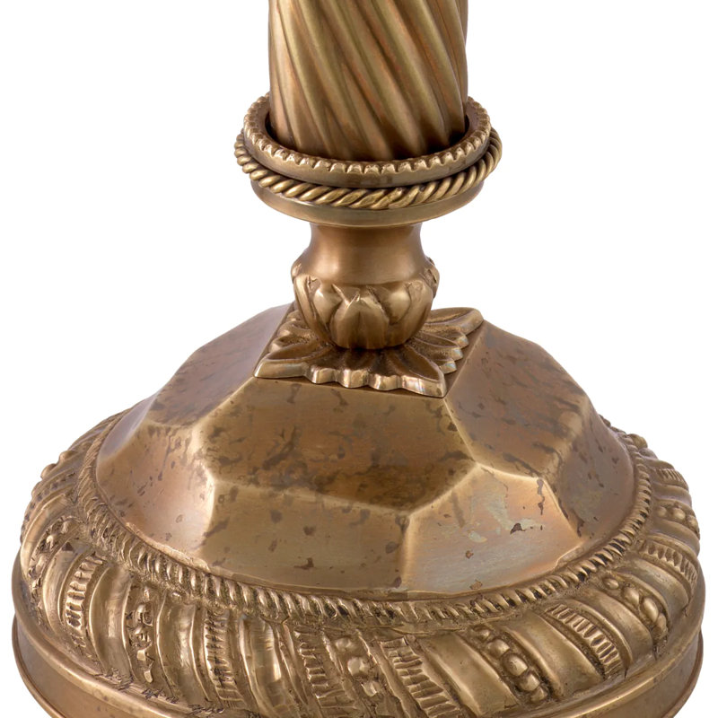 Met X Eichholtz 9.45'' H Brass Tabletop Candlestick