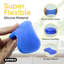 Superio, éponge de lave-vaisselle résistante à la chaleur en silicone, nettoyant pour fruits, laveuse de légumes, poils durables anti-rayures, paquet de 12