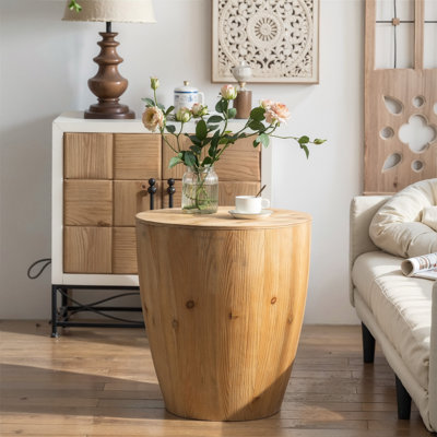 Vintage Style Bucket Shaped Coffee Table For Office, Dining Room And Living Room by Millwood Pines