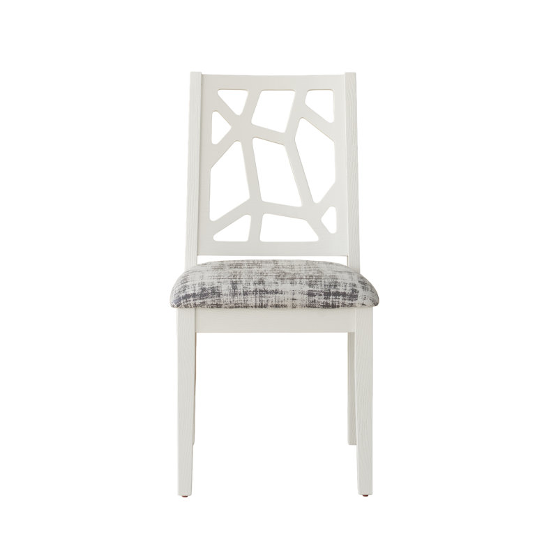 Chaise de salle à manger Latrix, Chêne blanc classique