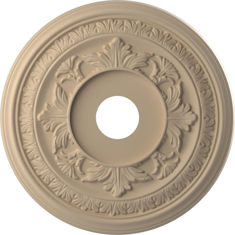 Baltimore Thermoformed Ceiling Medallion, Unfinished, 19" H x 19" W x 1" D