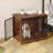 Dawyne Metal Sliding Barn Door Dog Crate-179718142-152923547