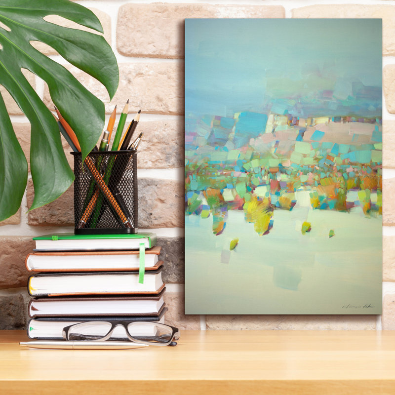 «Canyon View Iii» par Vahe Yeremyan, art mural sur toile, H 18 po x l 12 po x P 0,75 po