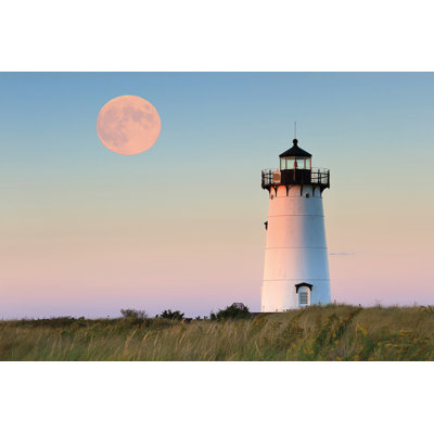 Moon Over Marthas Vineyard by Katherine Gendreau - Wrapped Canvas Print