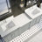 Terrence Oxford Gray 48" W x 22" D Single Sink Bathroom Vanity with Power Bar & USB Outlet, Engineered Stone Top, Drawer Organizer, Undermount Ceramic Sink -86965040-126676772