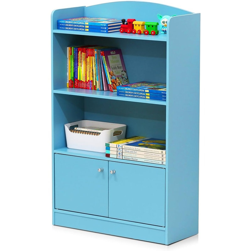 Armoire de rangement pour le salon, la chambre à coucher ou le bureau personnel, bleu clair