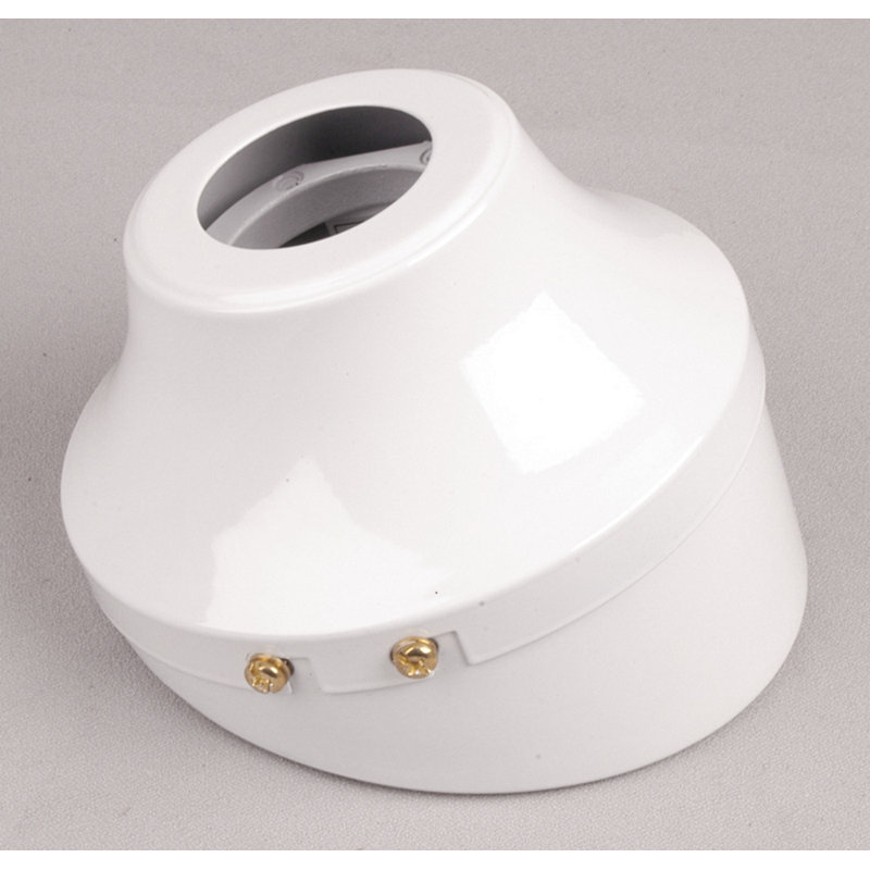 Adaptateur incliné pour ventilateur de plafond, Blanc