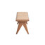 Banc en rotin et finition naturelle Velentina