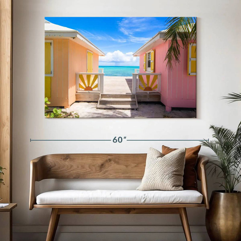 Gillard Pastel Gillard Maisons, H 34 po x l 51 po