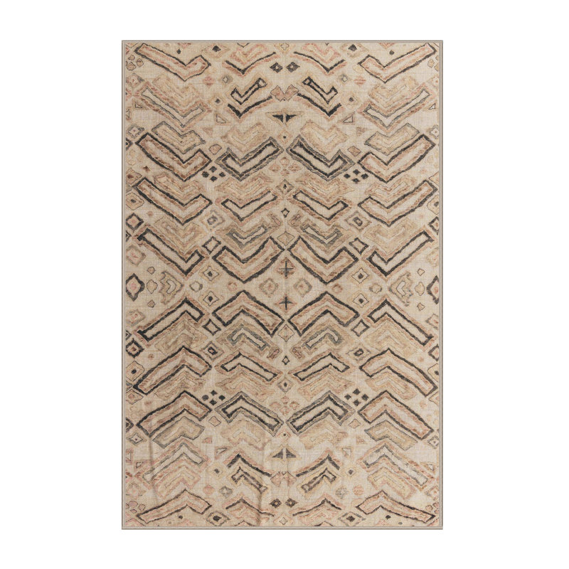 Abstract Indoor Rug, Rectangle 7' x 10'