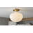 Collina Glass Semi Flush Mount-66203356