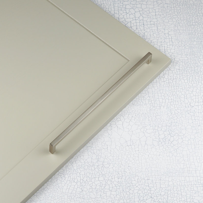 160Mm Satin Nickel Square Handle, 320mm