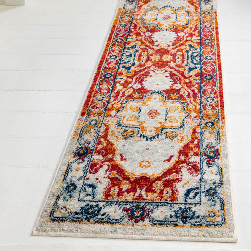 Hagedorn Oriental Area Rug, Runner 2' x 9'10", Red