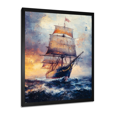 Usa Ship History Arriving In The Louisiana Territory. I - Transportation Wall Art
