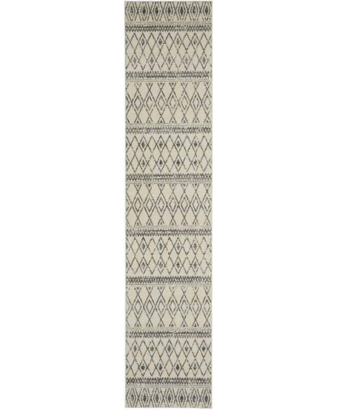 Moroccan Indoor Rug, Runner 2'2" x 10'