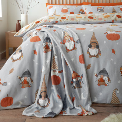 Autumn Gonks Cosy Warm Throw