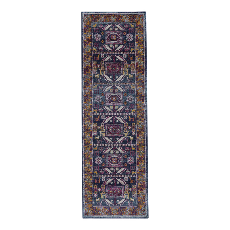 Delilah Southwestern Area Rug, Runner 81 x 244cm