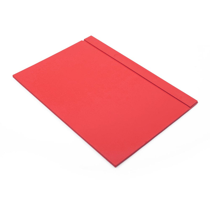 Michoel Leather / Faux Leather Desk Organiser Set, Red