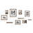 Helf Wood Beveled Picture Frame - Set of 10 with Mat-652727207