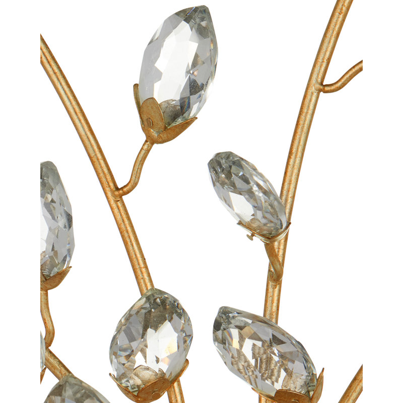 Forget-Me-Not 2 - Light Candle Wall Light, Gold