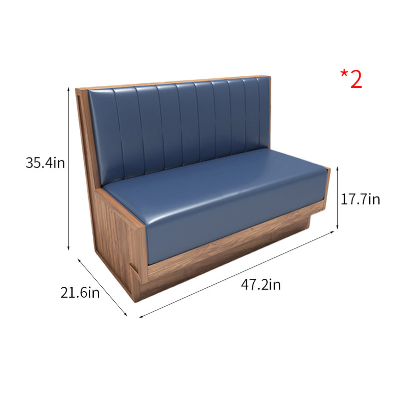 Banc rembourré en similicuir élégant