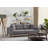 Amarande Stylish 3-Seat Sofa-Bed, Light Grey Fabric, 88.6 x 36.2 x 29.5 inches | Durable Beech Wood & Chipboard Frame, 100% Polyester | Turnable Back Mechanism, Dry-Cleanable, Portable Cushions | Perfect for Living Room & Guest Room-2036801702